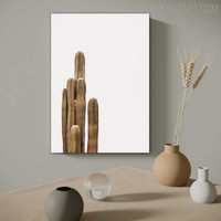 Cacti Plant Abstract Botanical Modern Painting Picture Canvas Print for Room Wall Finery
