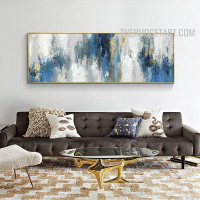 Motley Mark Spots 100% Artist Handmade Texture Canvas Abstract Contemporary Art for Room Ornamentation