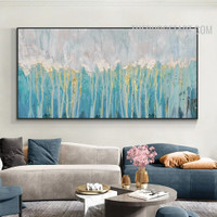 Motley Attaint Handmade Texture Canvas Abstract Contemporary Painting for Room Wall Molding