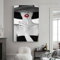 Female Person Abstract Fashion Modern Painting Picture Canvas Print for Room Wall Disposition