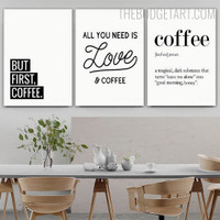 Magical Typography Quotes Contemporary Painting Picture Canvas Print for Room Wall Décor