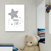 Star Children's Art Modern Painting Picture Canvas Print for Room Wall Getup
