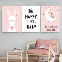 My Baby Typography Quotes Modern Painting Picture Canvas Print for Room Wall Embellishment