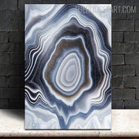 Agate Stone Abstract Marble Modern Painting Picture Canvas Print for Room Wall Décor