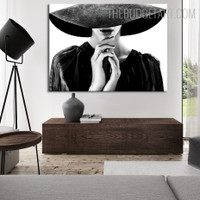 Fashion Woman Figure Contemporary Painting Image Canvas Print for Room Wall Decoration