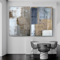 Dullness Stigma Abstract Vintage Painting Picture Canvas Print for Room Wall Equipment