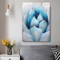 Succulent Flower Nordic Floral Contemporary Painting Picture Canvas Print for Room Wall Outfit