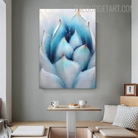 Succulent Flower Nordic Floral Contemporary Painting Picture Canvas Print for Room Wall Décor