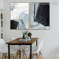 Hails Abstract Modern Nordic Portraiture Image Canvas Print for Room Wall Assortment