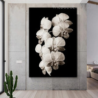 Flowers Cluster Nordic Floral Contemporary Painting Picture Canvas Print for Room Wall Garnish