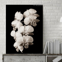 Flowers Cluster Nordic Floral Contemporary Painting Picture Canvas Print for Room Wall Outfit