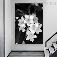 Flowers Leafage Nordic Floral Contemporary Painting Picture Canvas Print for Room Wall Illumination