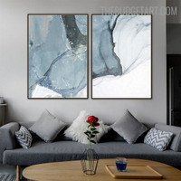 Stones Abstract Modern Nordic Portraiture Portrait Canvas Print for Room Wall Ornament