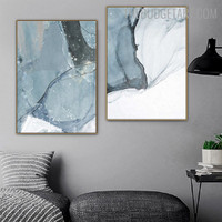 Stones Abstract Modern Nordic Portraiture Portrait Canvas Print for Room Wall Decoration