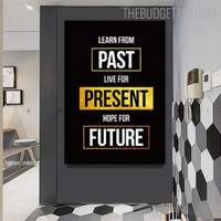 Future Abstract Poster Modern Painting Picture Canvas Print for Room Wall Molding