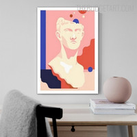 David Sculpture Modern Painting Image Canvas Print for Room Wall Disposition