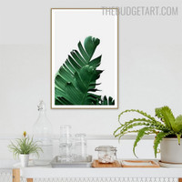 Banana Foliage Botanical Modern Artwork Photo Canvas Print for Room Wall Garnish