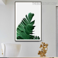 Banana Foliage Botanical Modern Artwork Photo Canvas Print for Room Wall Decor
