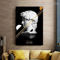 Line David Abstract Sculpture Modern Painting Picture Canvas Print for Room Wall Assortment