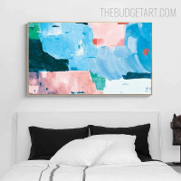 Colorific Speckle Nordic Abstract Watercolor Contemporary Painting Image Canvas Print for Room Wall Trimming Colorific Speckle Nordic Abstract Watercolor Contemporary Painting Image Canvas Print for Room Wall Trimming