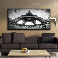 Eiffel Tower XI Landscape Modern Painting Picture Canvas Print for Room Wall Trimming