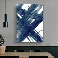 Vertical Rectangles Nordic Abstract Contemporary Painting Picture Canvas Print for Room Wall Disposition