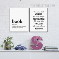 You Will Know Typography Modern Painting Picture Canvas Print for Room Wall Garniture