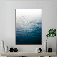 Sea Landscape Nature Nordic Painting Picture Canvas Print for Room Wall Assortment