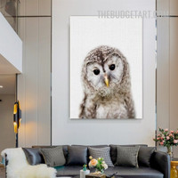 Owl Nordic Painting Picture Bird Canvas Wall Art Print for Room Wall Embellishment