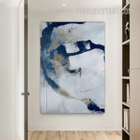 Colorful Specked Abstract Nordic Painting Picture Watercolor Canvas Print for Room Wall Getup