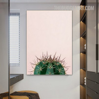 Cactus Plants Nordic Modern Painting Picture Canvas Botanical Art Print for Room Wall Trimming