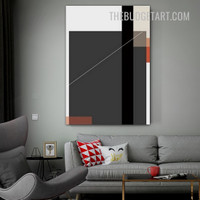 Geometric Art Modern Painting Picture Abstract Wall Canvas Print for Room Wall Drape