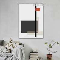 Geometric Pattern Painting Picture Canvas Modern Abstract Print for Room Wall Garniture