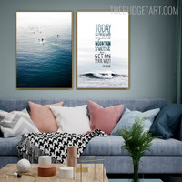 Your Day Landscape Nature Nordic Painting Photograph Canvas Print for Room Wall Finery