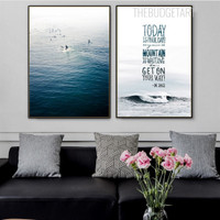 Your Day Landscape Nature Nordic Painting Photograph Canvas Print for Room Wall Flourish