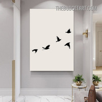 Flying Birds Modern Painting Picture Canvas Print for Room Wall Garnish