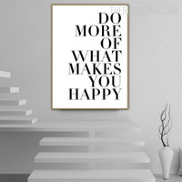 Do More Quote Modern Artwork Image Canvas Print for Room Wall Assortment