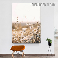 Sunflowers Vintage Painting Picture Floral Canvas Print for Room Wall Finery