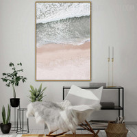 Foam Backwashes Nature Modern Artwork Pic Canvas Print for Room Wall Ornament