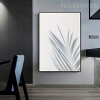 Foliage Reflection Abstract Modern Artwork Pic Canvas Print for Room Wall Disposition