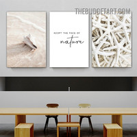 Pace Typography Modern Painting Picture 3 Panel Canvas Wall Art Prints for Room Molding