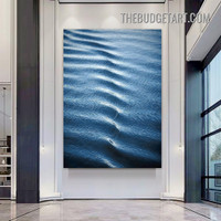Sea Wave Nordic Landscape Modern Painting Picture Canvas Wall Art Print for Room Finery