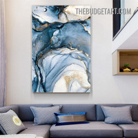 Colorific Speckle Marble Abstract Modern Painting Picture Canvas Art Print for Room Wall Drape