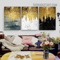 Marble Pattern Modern Painting Picture 3 Piece Abstract Canvas Wall Art Prints for Room Garniture