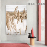 Wheat Field Landscape Vintage Painting Picture Canvas Art Print for Room Wall Finery