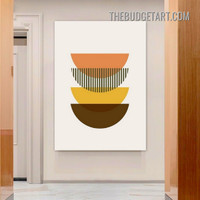 Geometric Drawing Design Abstract Scandinavian Painting Picture Canvas Wall Art Print for Room Disposition