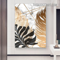 Leaves Design Nordic Abstract Botanical Modern Painting Picture Canvas Art Print for Room Wall Ornament