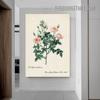 Blossoms Floral Vintage Painting Picture Canvas Art Print for Room Wall Arrangement