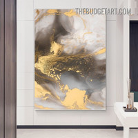 Marble Texture Abstract Modern Painting Picture Canvas Art Print for Room Wall Garniture