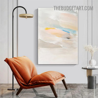 Colorific Mackles Abstract Watercolor Modern Painting Picture Canvas Art Print for Room Wall Arrangement